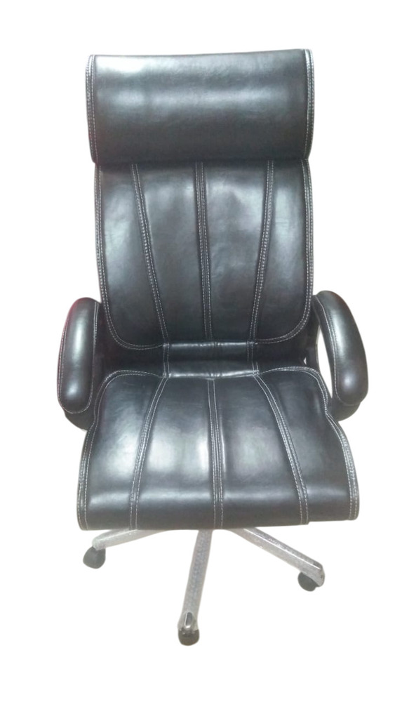 Black Leather Office Chair - Design: Standard