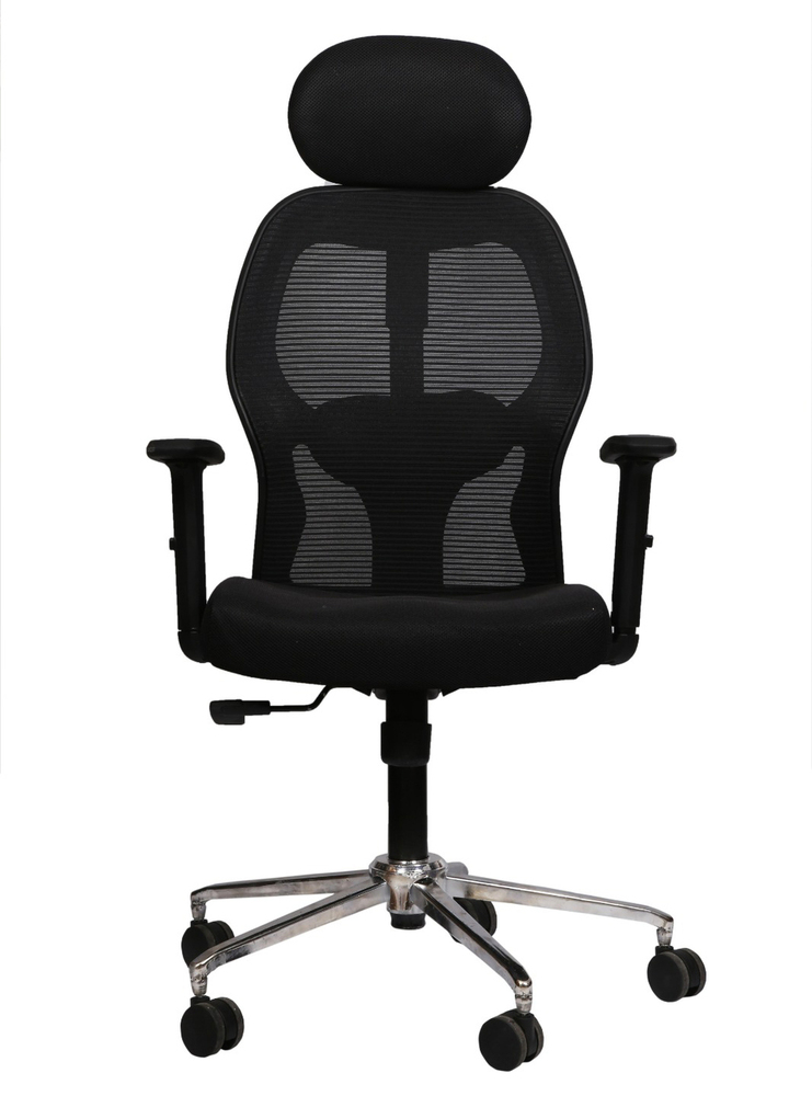 Planet Adjustable Lumbar Support Chair - Color: Black