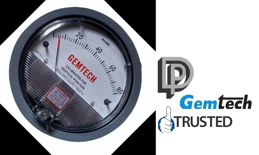 Best Supplier GEMTECH Differential Pressure Gauge | D.P.ENGINEERS DELHI