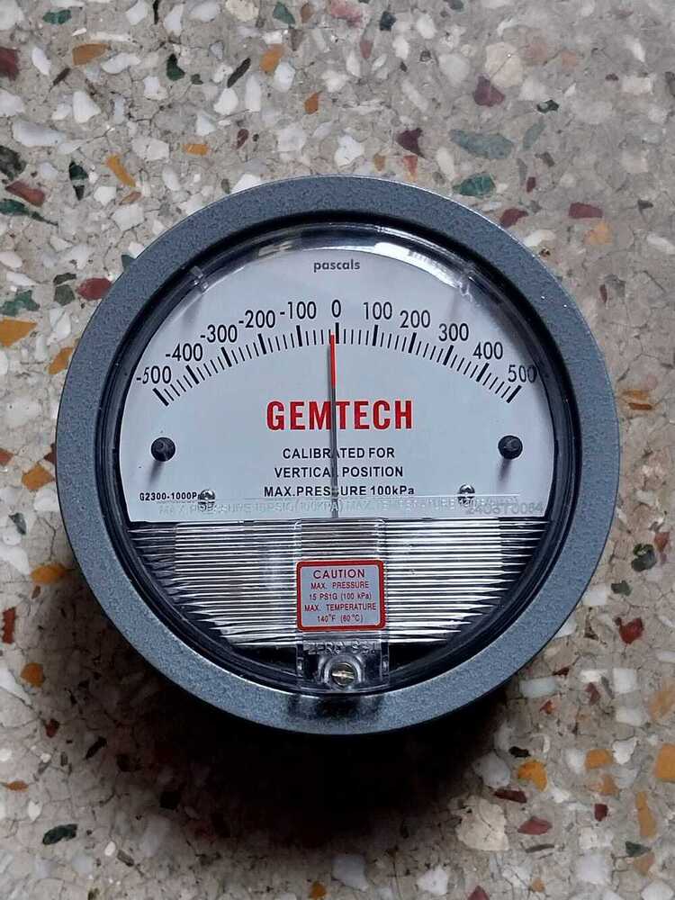 GEMTECH Differential Pressure Gauge Distributor For Beawar Rajasthan