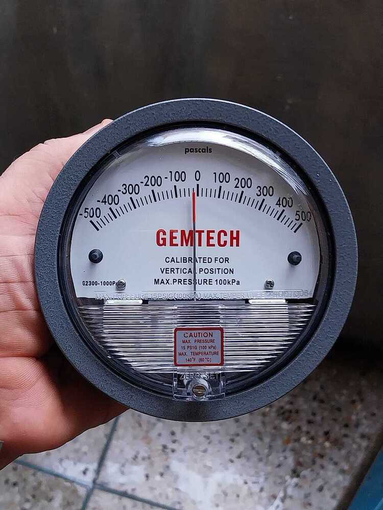 GEMTECH Differential Pressure Gauge Distributor For Beawar Rajasthan