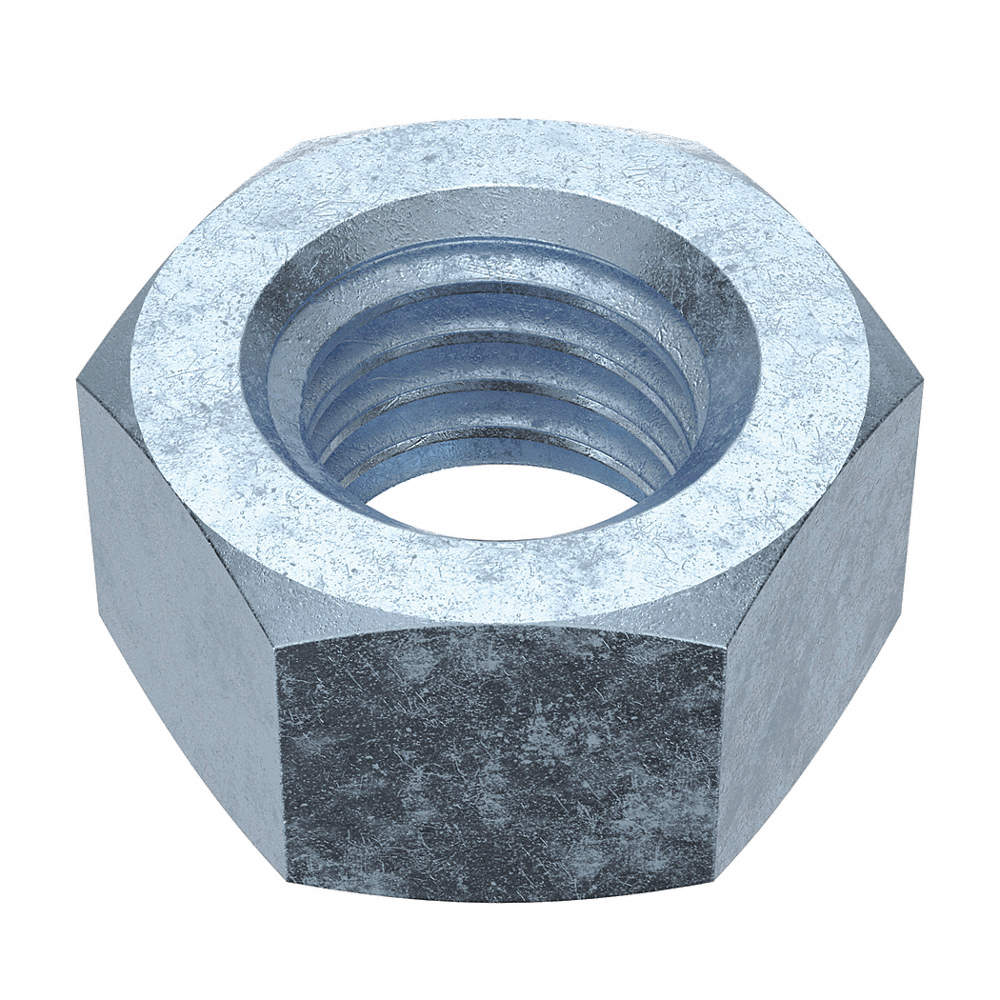 Mild Steel Zinc Plated Hex Nut - Color: White/ Blue/ Golden Yellow