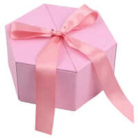 Hexagonal Rigid Box - Color: Pink