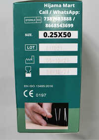 Acupuncture Needles Tube - 0.40x0.25 - Application: Hospital