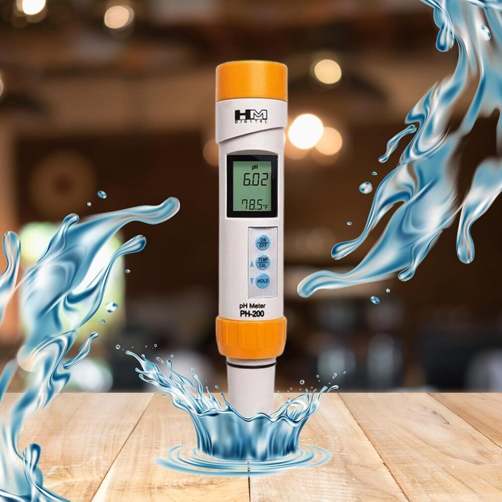 HM Digital (PH-200) Waterproof Professional Series pH/Temp Meter