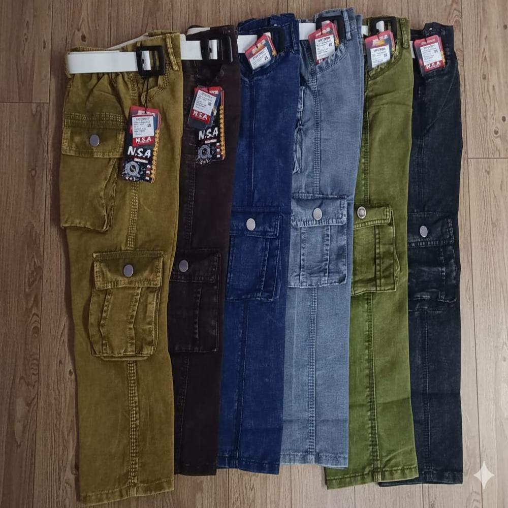 Kid'S Cargo Pant - Color: Blue