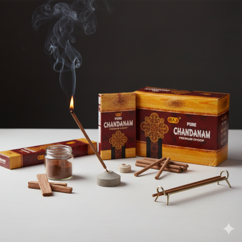 Chandanam Dhoop - Burning Time: 30 Minutes