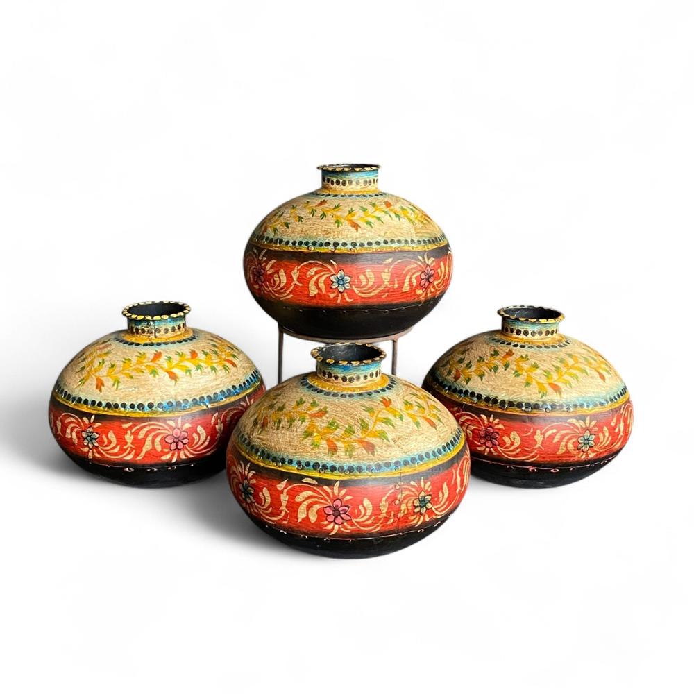 Antique Iron Handpainted - Artwork: Crafted