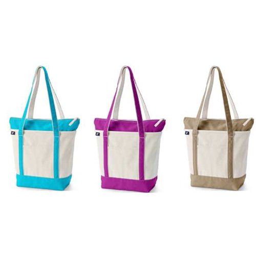 Natural Canvas Bag - Color: Mulicolour