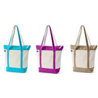Natural Canvas Bag - Color: Mulicolour