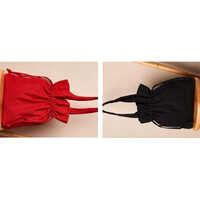 Drawstring Tote Bag - Color: Red