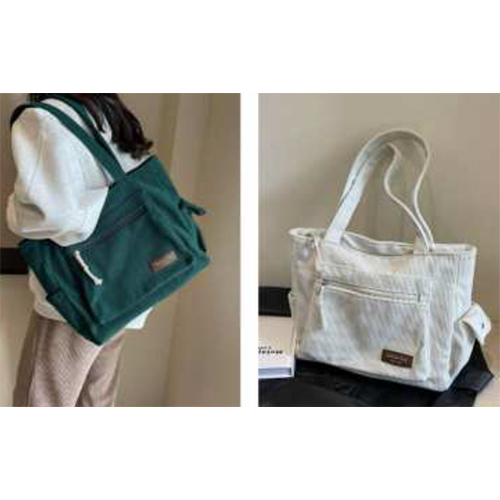 Multipocket Courdroy Bag