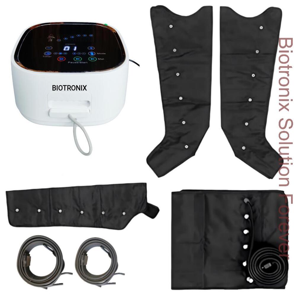 Digital DVT 6 Chamber Compression Therapy Device with Timer and Touch Control Panel