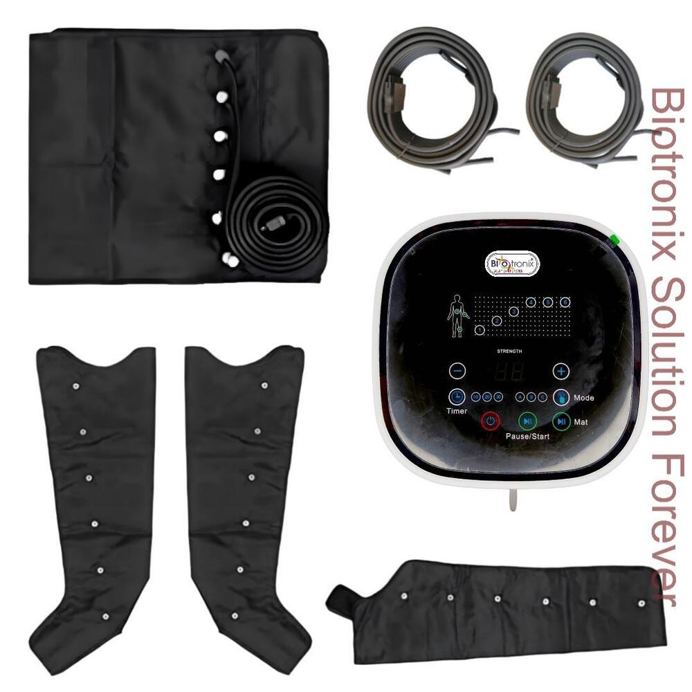 Digital DVT 6 Chamber Compression Therapy Device with Timer and Touch Control Panel