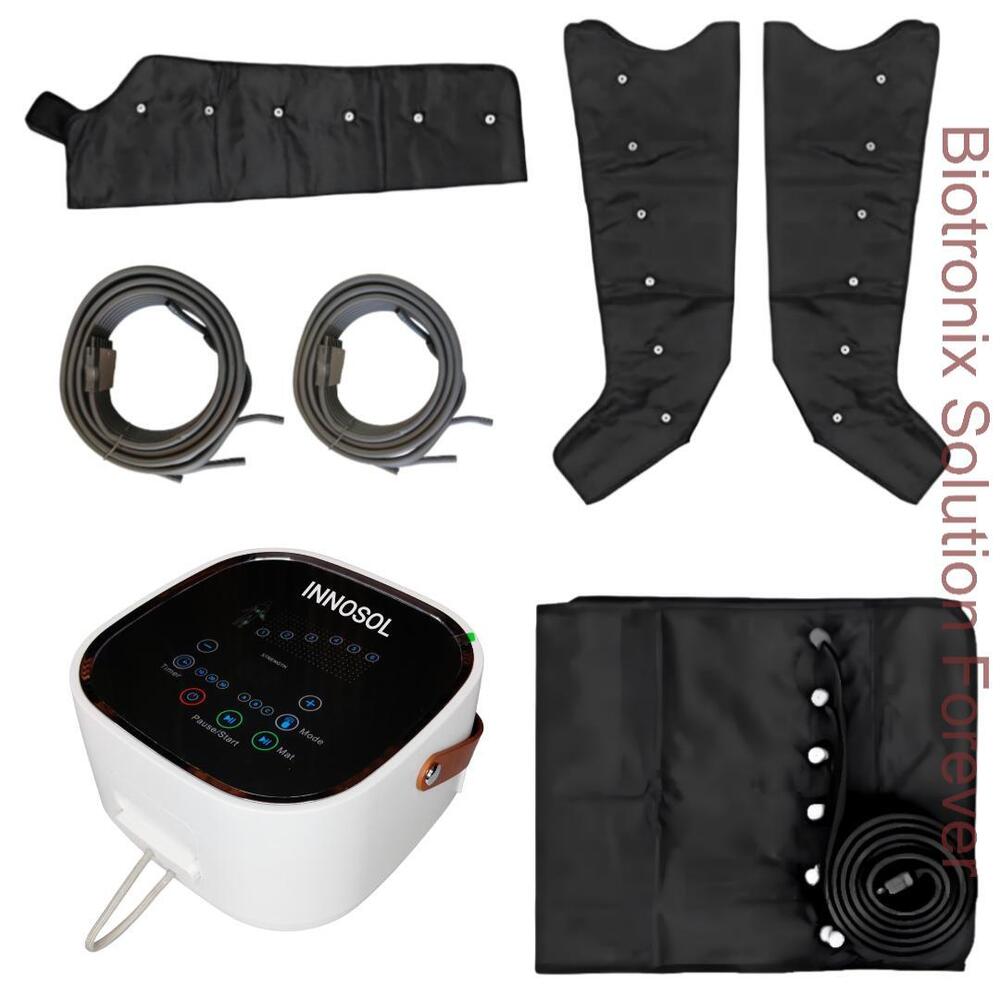 Digital DVT 6 Chamber Compression Therapy Device with Timer and Touch Control Panel