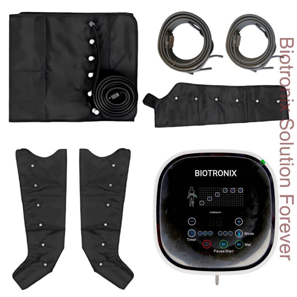 Digital DVT 6 Chamber Compression Therapy Device with Timer and Touch Control Panel