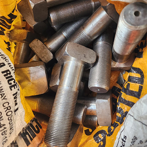 Square Head Bolts - Color: Silver
