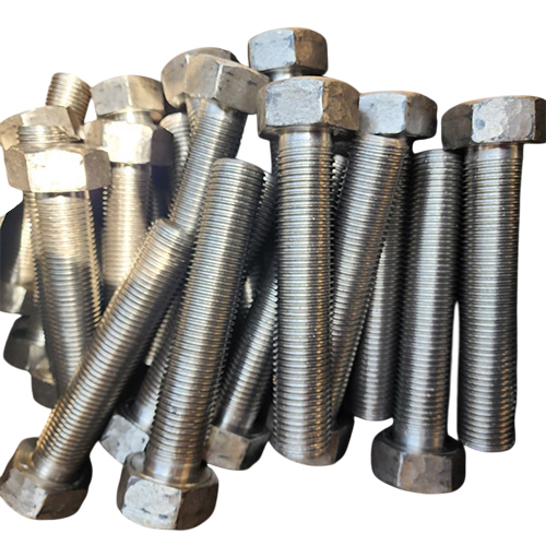 Steel Nut And Bolt - Color: Silver