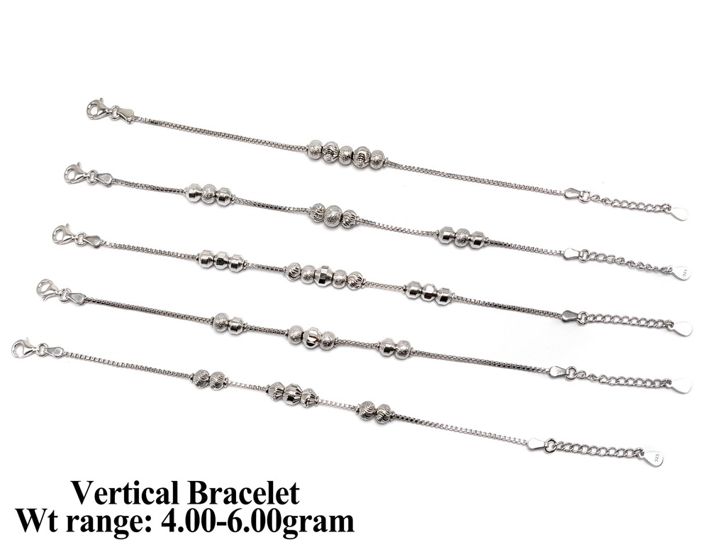 92.5% New Design silver Vertical bracelet