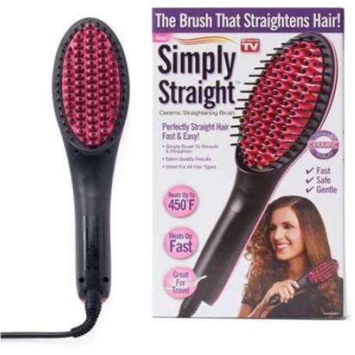 SIMPLY HAIR STRAIGHTENER BRUSH