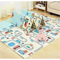2 Fold Baby Floor Mat - Color: Multicolor