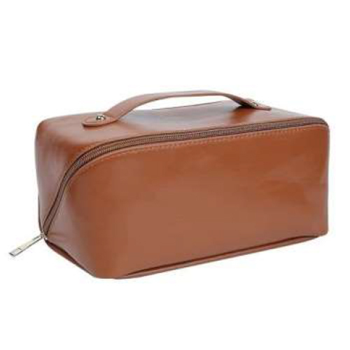 LEATHER COSMATIC BAG