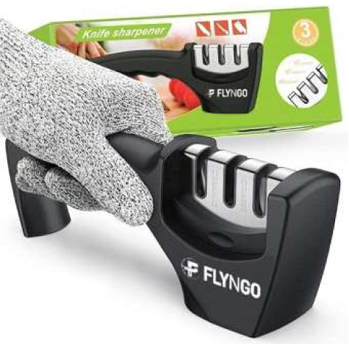 Knife Sharpner - Color: Black Silver