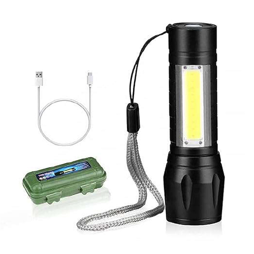 Mini Flash Light - Color: Black