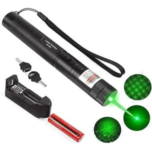 Rechargable Laser Light - Color: Black