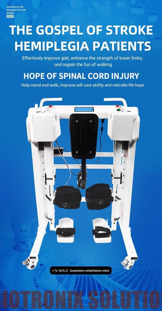 Advanced Exoskeleton Robot for Gait Training and Paralysis Rehabilitation