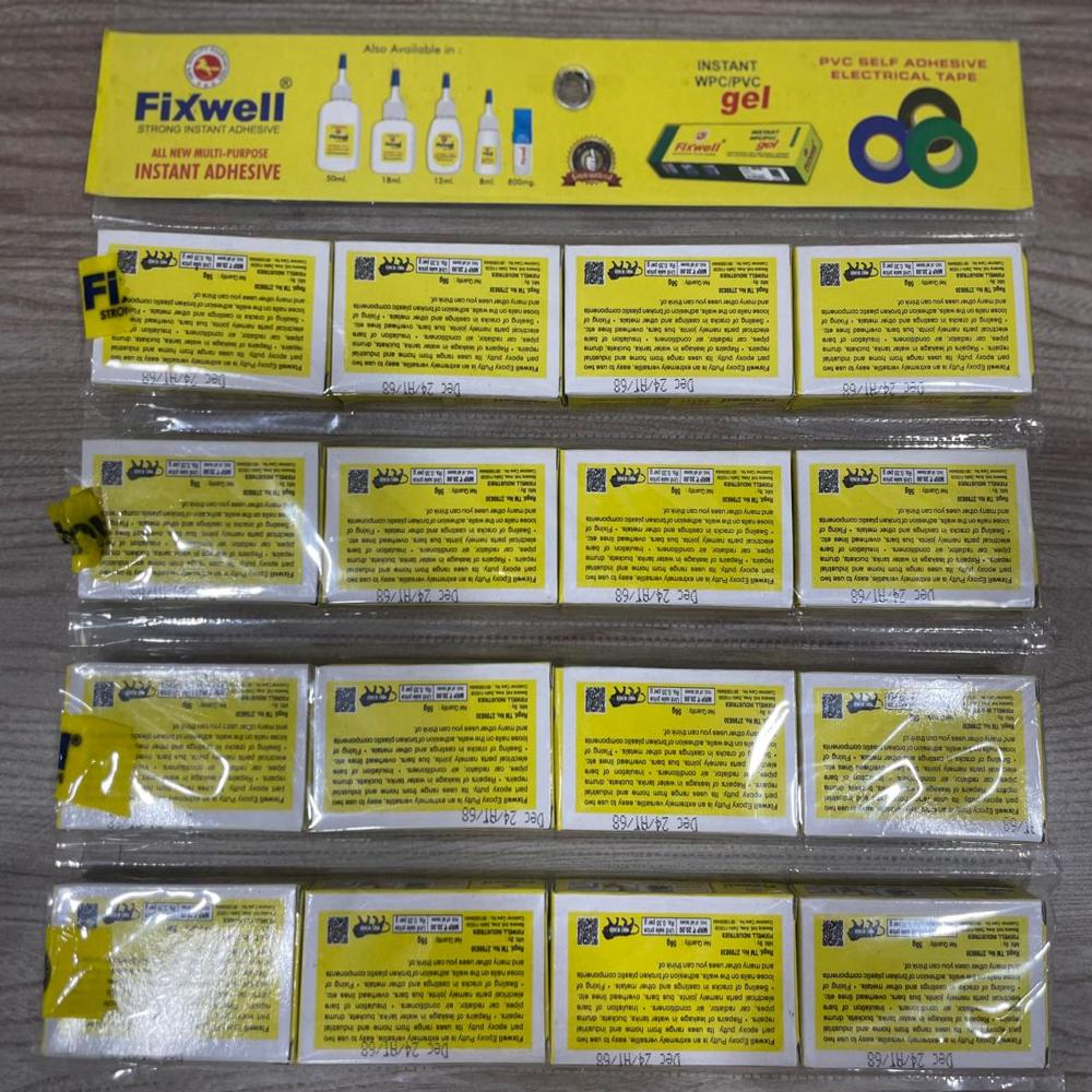 Epoxy Putty Waterproof Mutli Purpose Fixwell 56 Gm - Color: Multiple