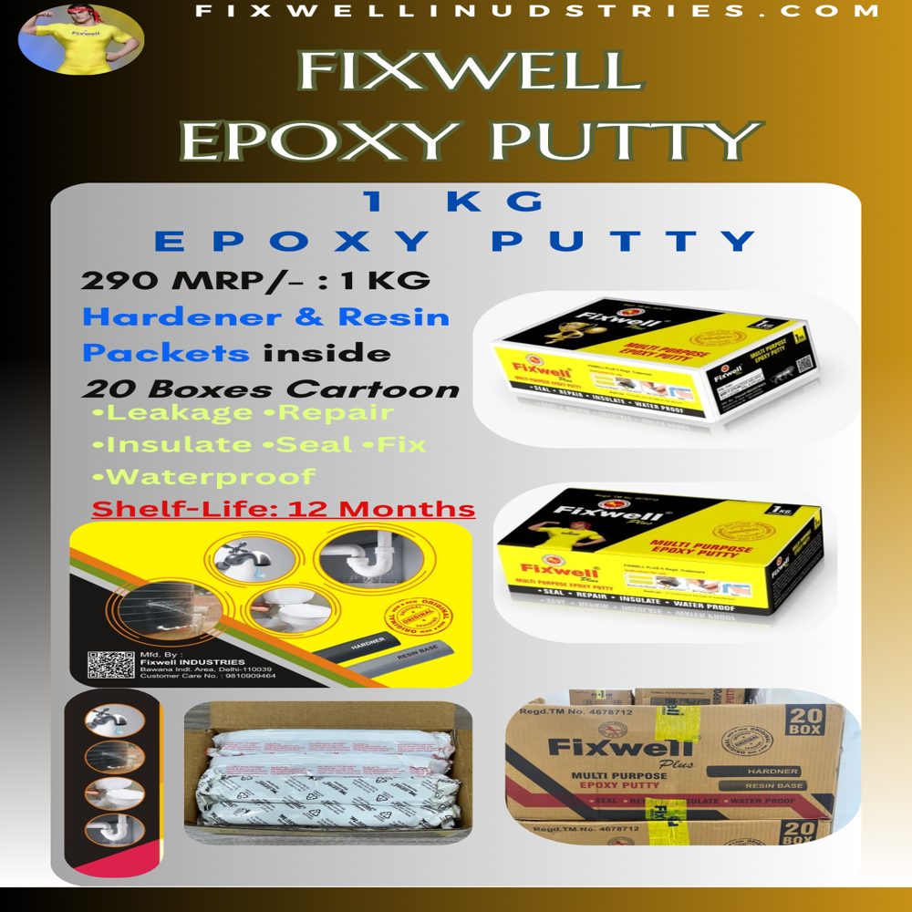 1 Kg Multi Purpose  Fixwell Epoxy Putty