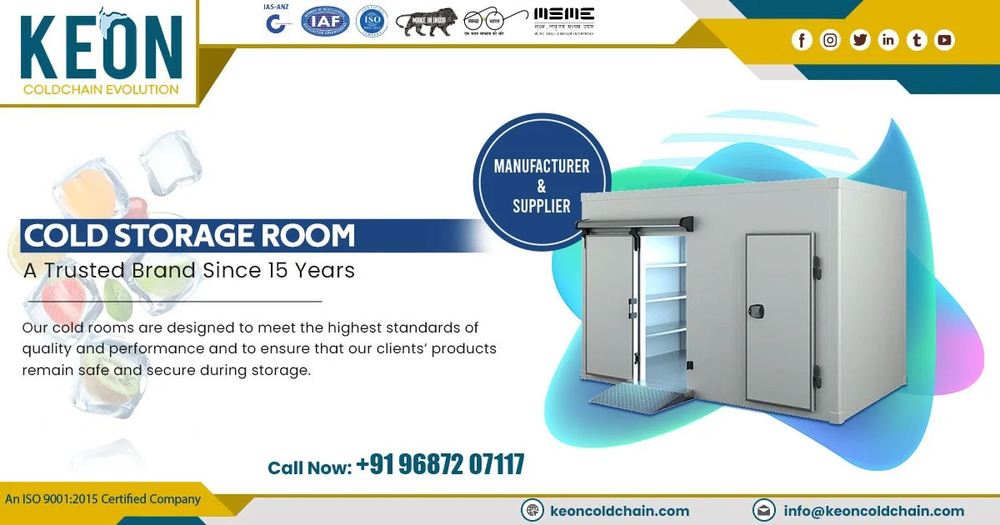 1 MT 5000 MT Industrial Cold Storage Room