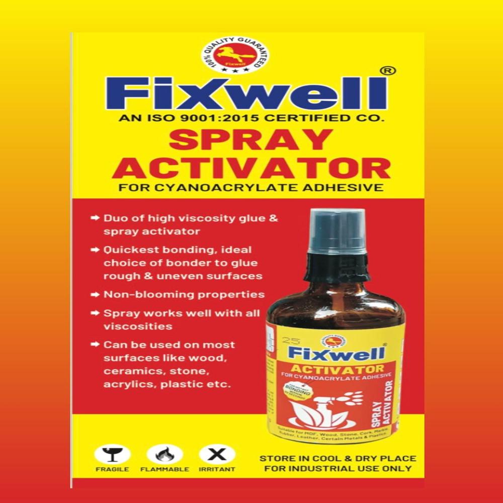 Fixwell Activator For Cynocrylate Adhesive Gel