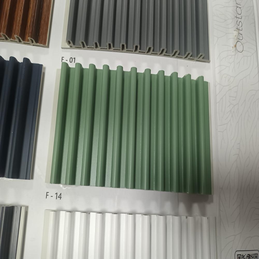 Wpc Round Louvers By Uniclad - Elegant, Termite & Water Resistant Panels - Color: All Color