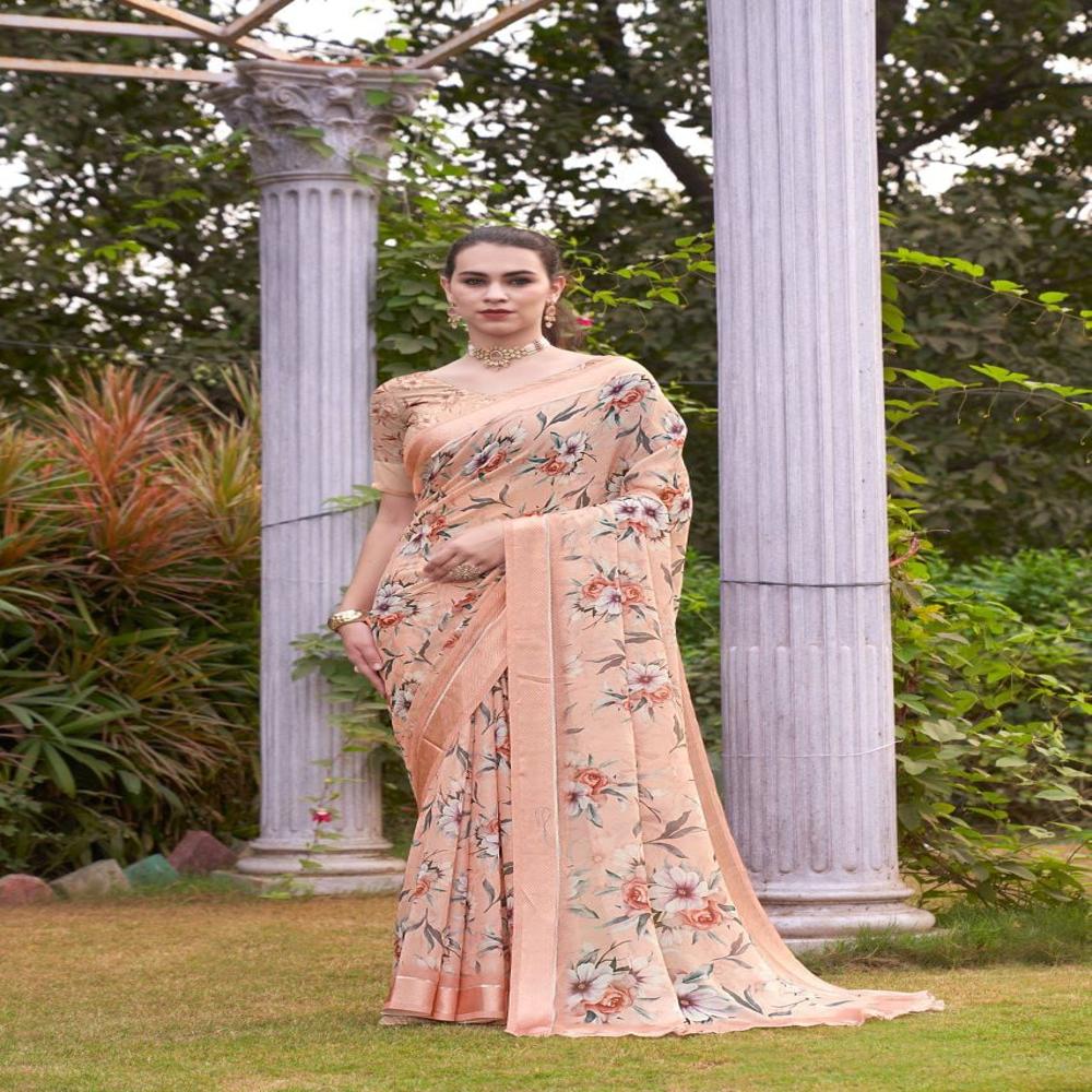 pure viscose satin border saree