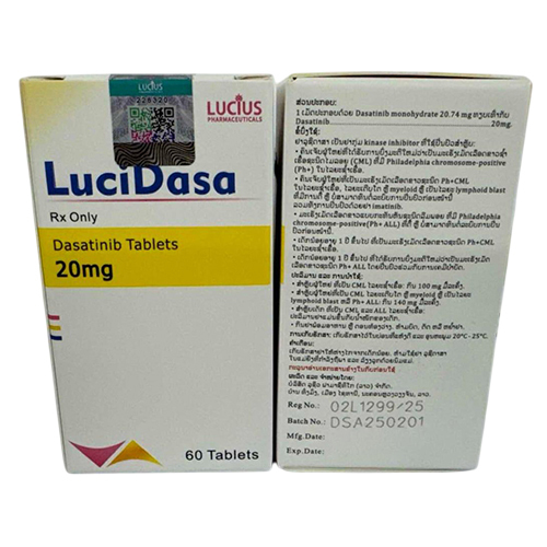 20 Mg Dasatinib Tablets - Recommended For: Adult