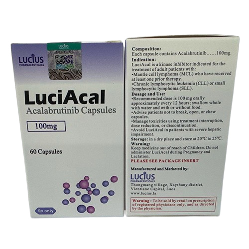 100 Mg Acalabbrutinib Capsules - Recommended For: Adult