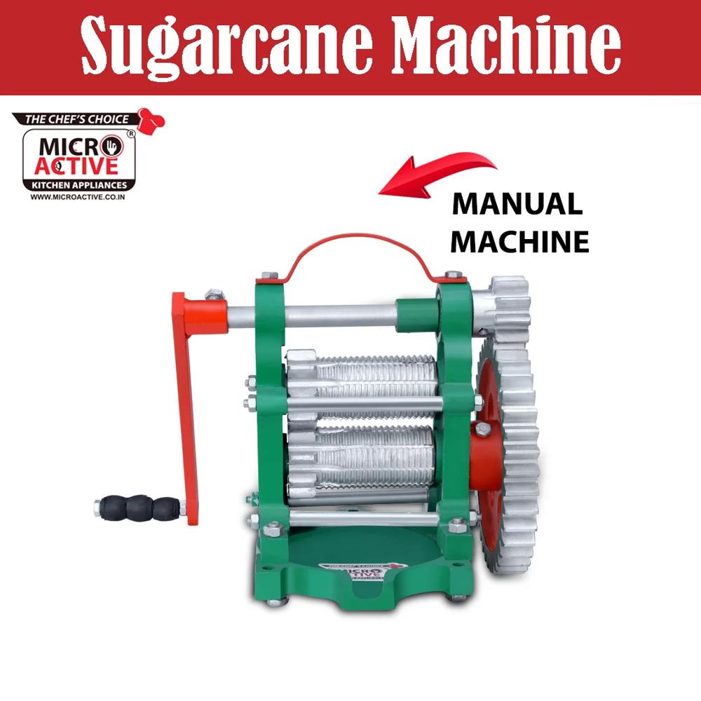 Manual Small Sugarcane Machine S.s. 410 Roller - Color: Green