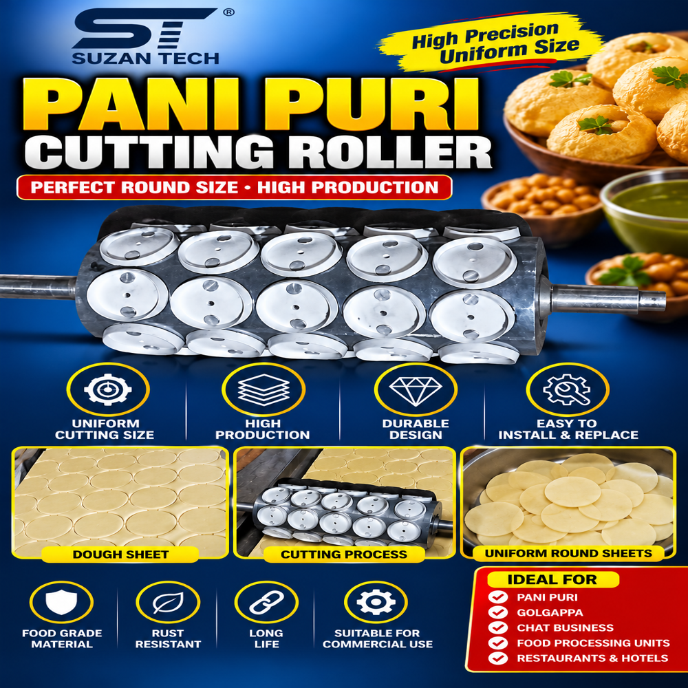 Pani Puri Cutting Roller - Feature: High Efficiency