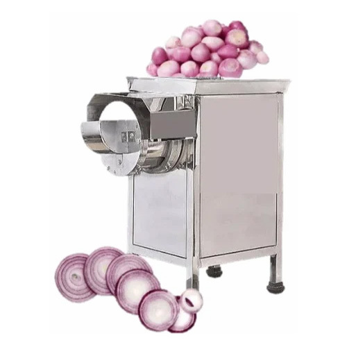 1 Hp Stainless Steel Onion Slicer Machine - Capacity: 150 Kg/Hr