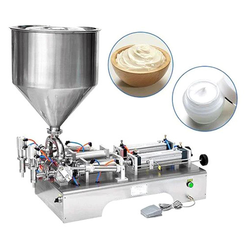 Semi Automatic Doubel Hand Paste Filling Machine - Capacity: 50 Bpm Pcs/Hr