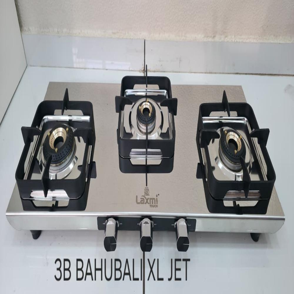 3 Burner Gas Stove - Features: High Quality