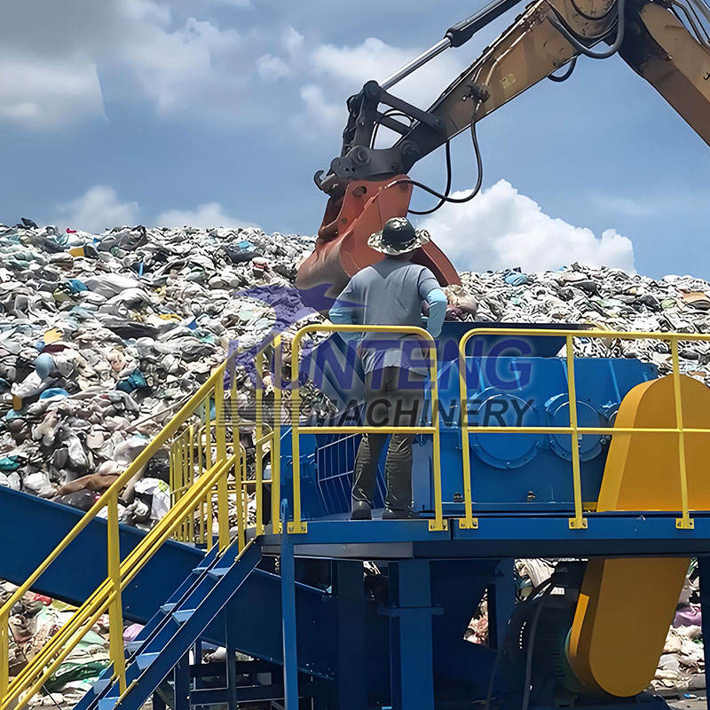 New Fuel RDF Compactor Solid Waste Fuel Compactor Waste Cloth Paper Plastic Biomass Derived Fuel Production Line