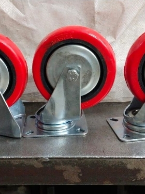 Pu Orange Caster Wheel - Application: Trolley