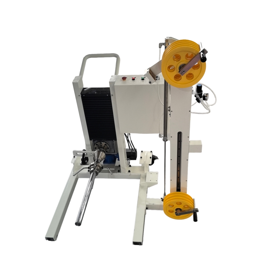 Mobile Shaftless Pay-off Machine for Wire/Cable | Auto-Lifting & Servo Drive