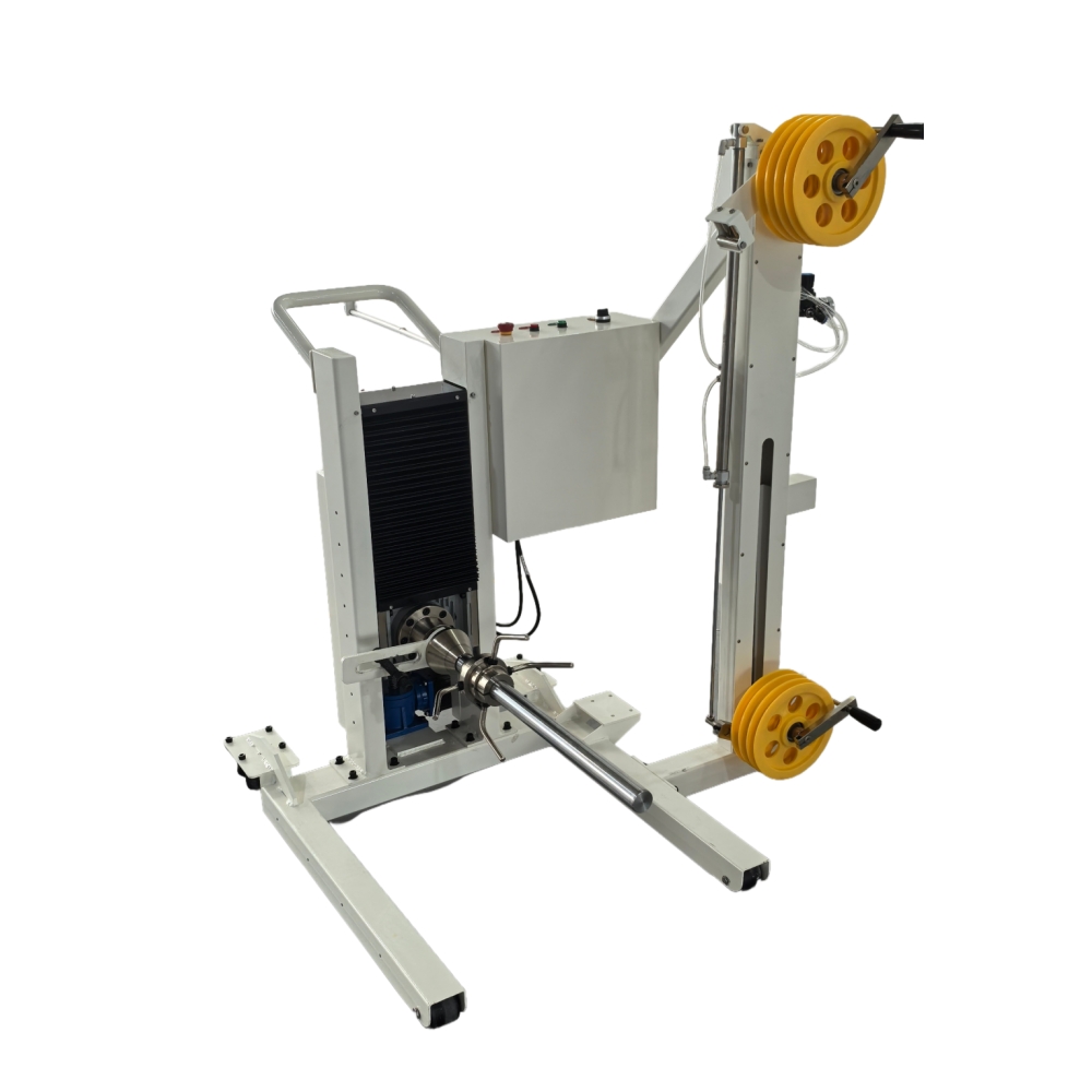 Mobile Shaftless Pay-off Machine for Wire/Cable | Auto-Lifting & Servo Drive