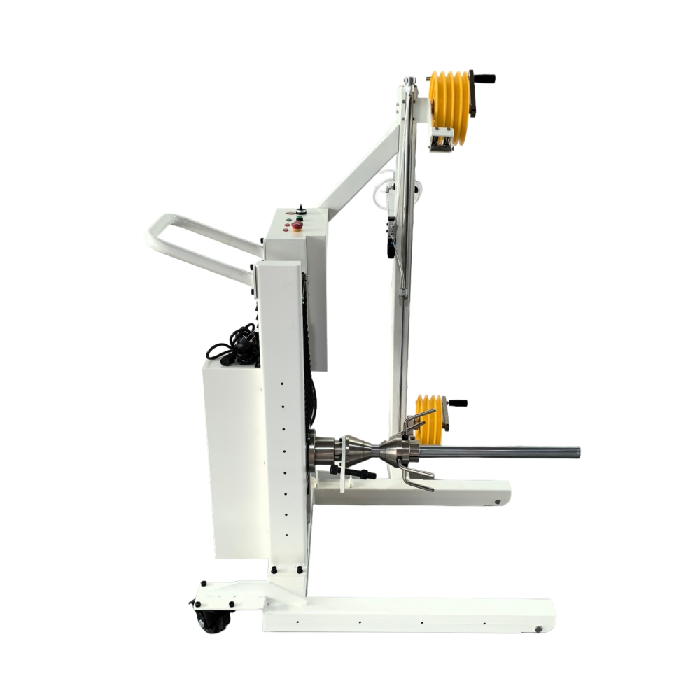 Mobile Shaftless Pay-off Machine for Wire/Cable | Auto-Lifting & Servo Drive