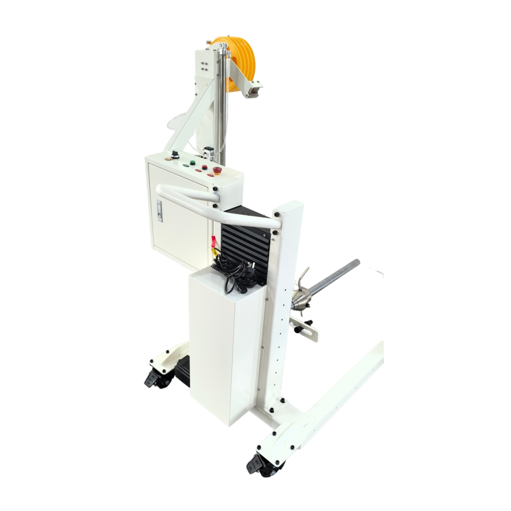 Mobile Shaftless Pay-off Machine for Wire/Cable | Auto-Lifting & Servo Drive