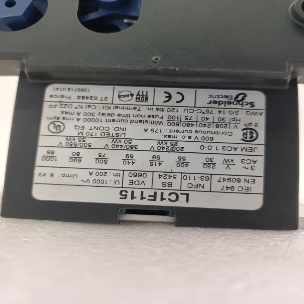 SCHNEIDER CONTACTOR LC1F 115 CONTACTOR